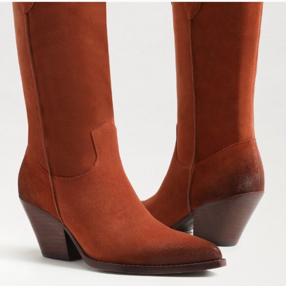 Sam Edelman Jamie Western Boot Size 8.5 New - Picture 2 of 11